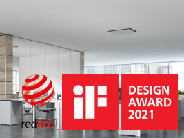 Дизайнерские кондиционеры на Red Dot Design Award и IF Design Award